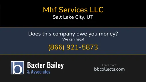 Updated Profile & Contacts for MHF Services LLC. DOT: 1904672  MC: 683066.   Located in Salt Lake City, UT 84111 US. 