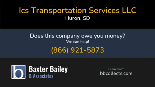 Ics Transportation Services LLC 21295 396th Ave Huron, SD DOT:2240183 MC:617710