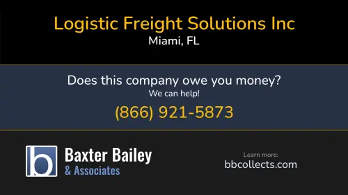 Logistic Freight Solutions Inc Primo heyprimo.com PO Box 227008 Miami, FL DOT:2240672 MC:624177 1 (305) 909-7870 1 (833) 744-7537