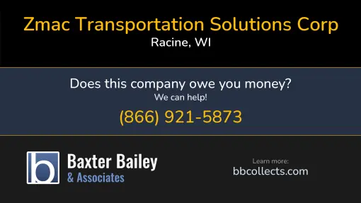 Updated Profile & Contacts for ZMac Transportation Solutions Corp dba: ZMac. DOT: 2246943  MC: 716572.   Located in Racine, WI 53403 US. 