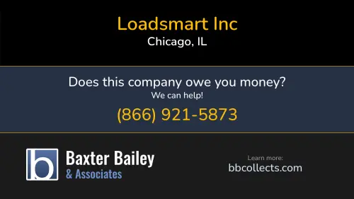 Loadsmart Inc 175 W Jackson Blvd Suite 1400 Chicago, IL DOT:2524523 MC:872918
