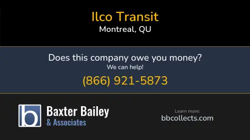 Ilco Transit Ilco Transit 440 Rue Sainte-Helene Montreal, QU DOT:3146056 MC:102172 MC:102172 1 (514) 556-3246