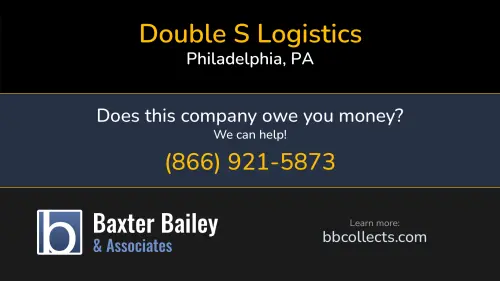 Double S Logistics 9401 Ashton Rd Philadelphia, PA DOT:3244807 MC:1019892 1 (215) 469-1281