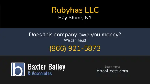 Rubyhas LLC 5 Inez Dr Bay Shore, NY DOT:3493648 FF:41851 MC:1150685