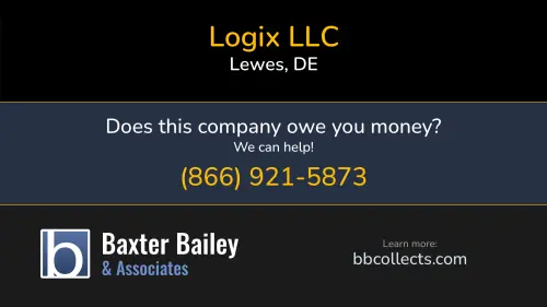 Logix LLC 16192 Coastal Hwy Lewes, DE DOT:3983101 MC:1491959 1 (302) 231-1919